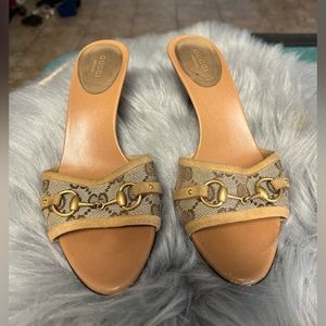 Gucci high heels very comfortable and have a lot of life left